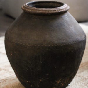 Large Vintage Clay Pot