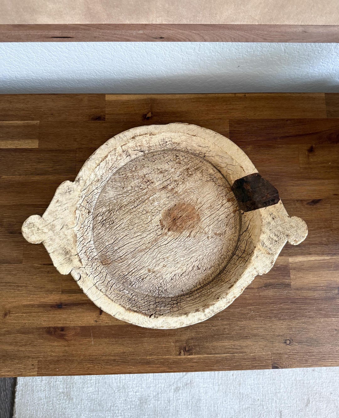 Small Vintage Wood Parat Bowl - Etsy