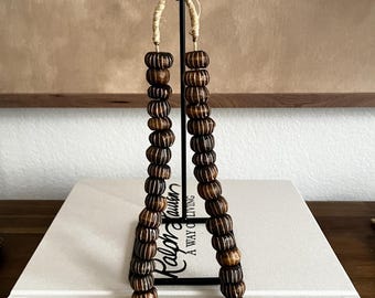 ヴィンテージ アフリカン バティック ボーンビーズ ストランド - Etsy 日本