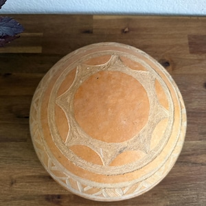 African Calabash Gourd Bowl from Nigeria