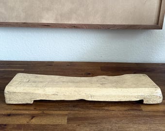 Large Vintage Wood Riser