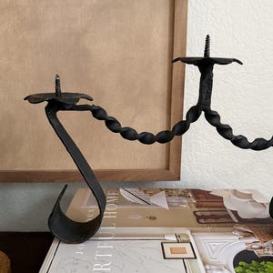 Vintage Iron Candelabra
