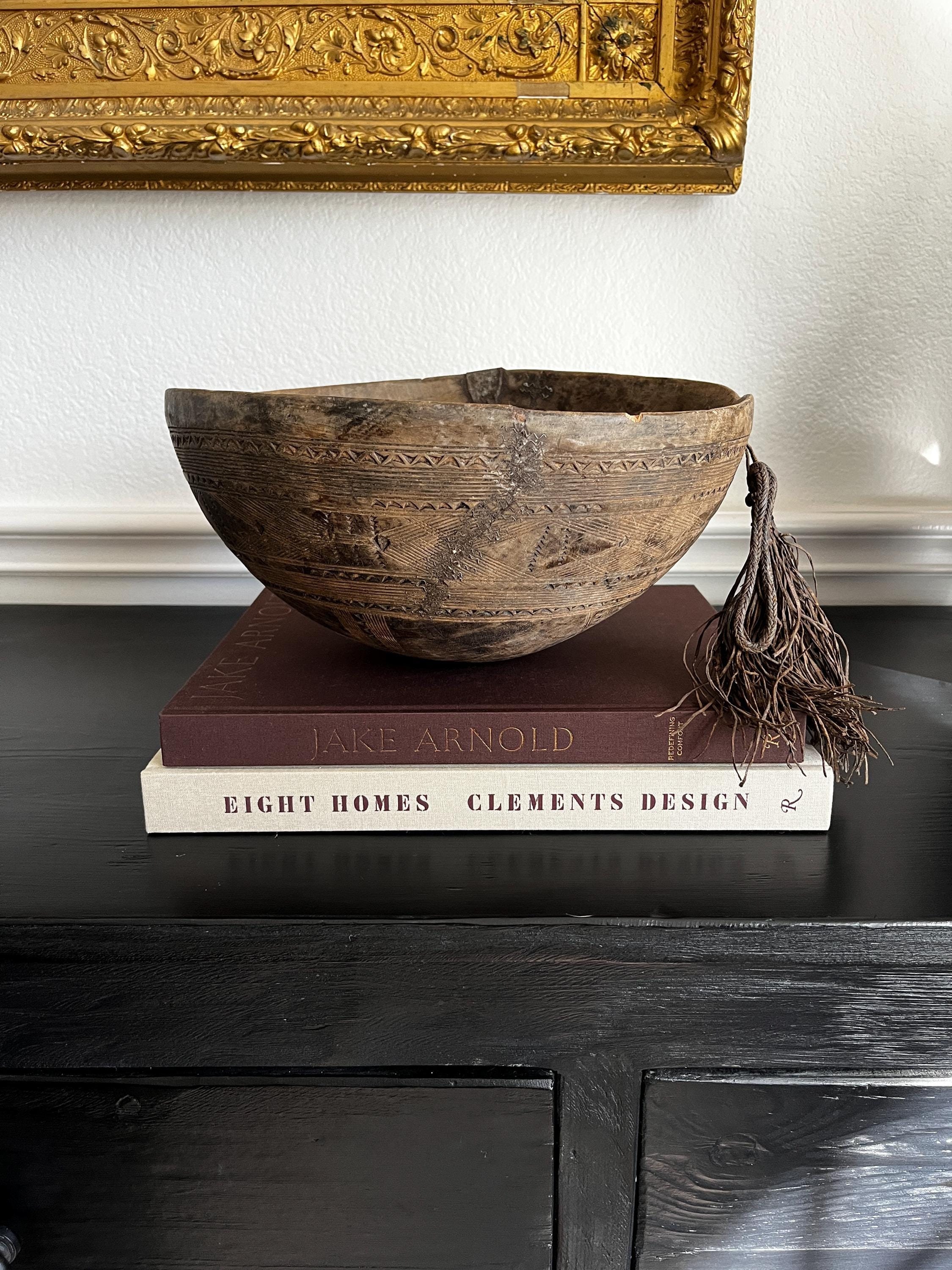 African Wood Bowl - Etsy