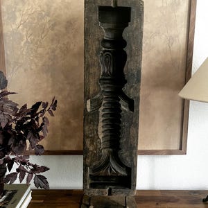 Antique Carved Baluster Mold