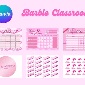 Barbie Classroom Decorations Template