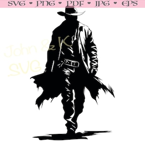 Cowboy Umhang, Cowboy Umhang, Cowboy cutfile, Cowboy Clipart Cricut Silhouette png jpg pdf eps Eisen auf Vinyl Lasergravur, kommerzielle Nutzung