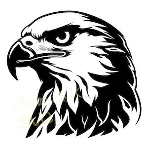 Falcon Svg, Bird of Prey Svg, Falcon Clipart, Falcon Svg voor Fleece, Shirt, Mok, sticker, Cutfile png Pdf jpg, digitale instant download