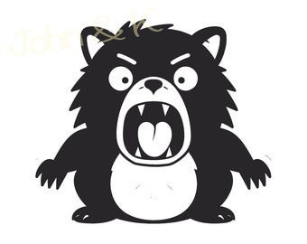 Australia Tasmanian Devil svg, Cricut Silhouette Tasmanian Devil Clipart Png Jpg Pdf Png Iron on Vinyl Laser Engraving, Commercial use