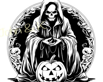 Tod SVG, Tod Vektor, Halloween Tod svg, Tod Clipart, Tod svg für Fleece, Shirt, Handtuch, Cutfile png Pdf jpg, kommerzielle Nutzung