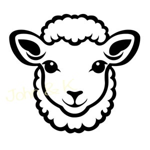 Schattige schapen Svg, schapen gesneden bestand, schapen clipart, schattige schapen Svg voor fleece, shirt, handdoek, cutfile png pdf jpg, commercieel gebruik