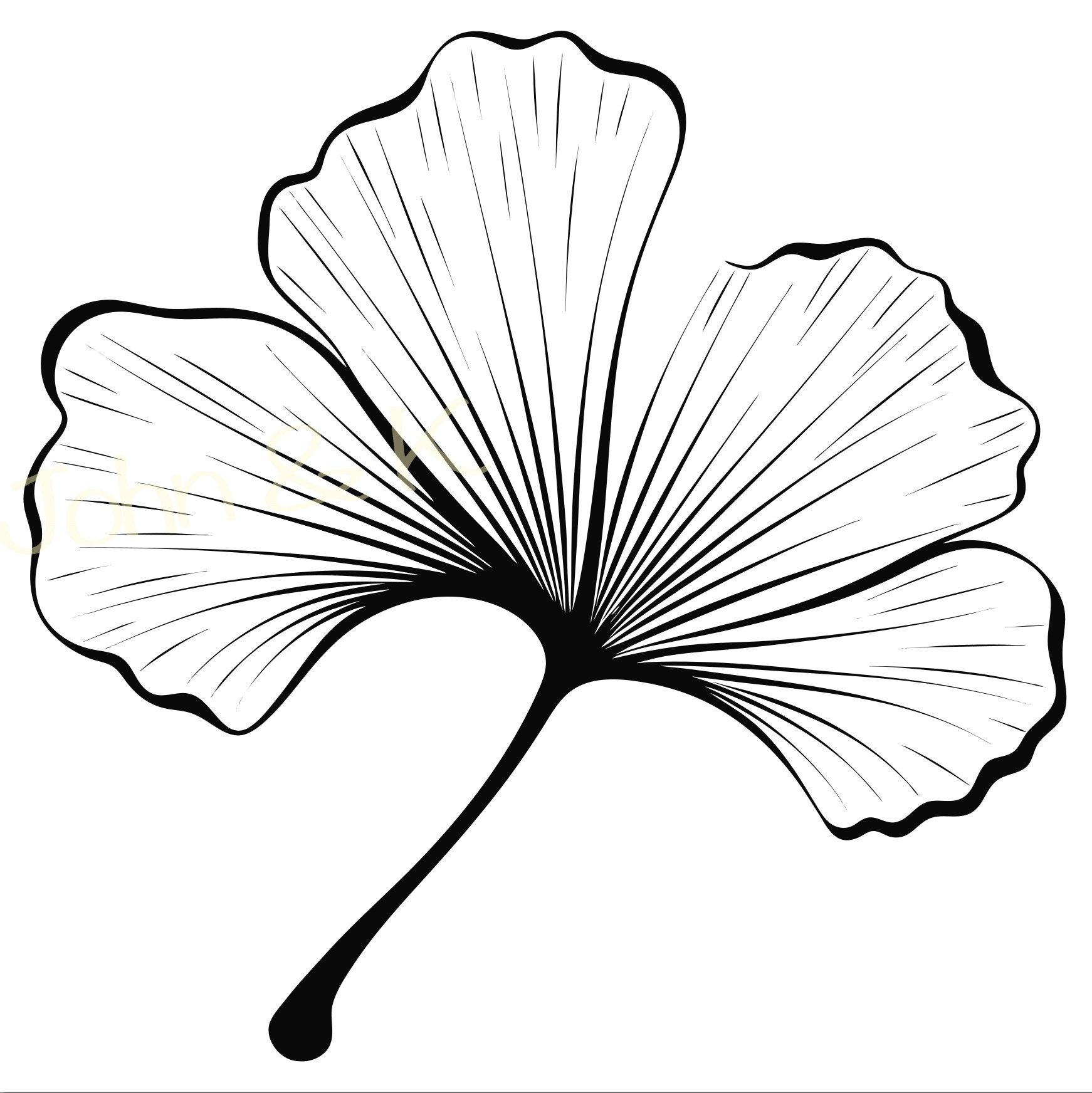 Ginkgo leaf svg ginkgo leaf vector leaf svg ginkgo leaf clipart