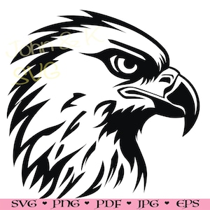 Eagle head Svg, Eagle of USA, Eagle Svg for Shirt, Mug, sticker, Cutfile png Pdf jpg Iron on Vinyl Laser Engraving, Commercial use