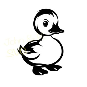 Duck Svg, Baby Duck Svg, Duck Clipart, Cute Duck Svg for Fleece, Shirt, Mug, sticker, Cutfile png Pdf jpg, digital files instant download