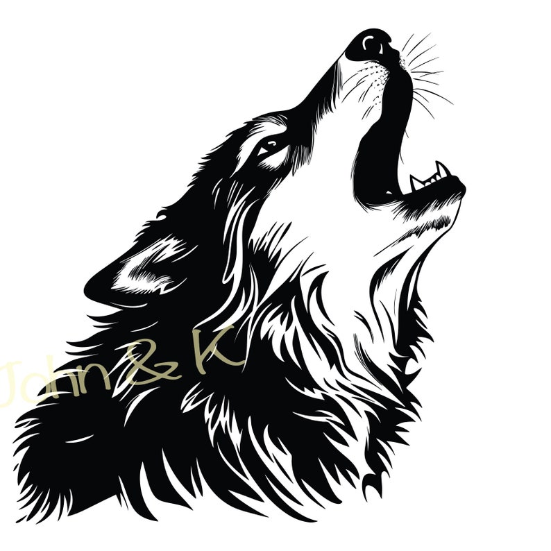 Howling Wolf Svg, Coyote Vector, Howling Coyote Svg, Coyote Clipart ...