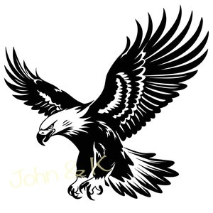 Flying eagle Svg, eagle vector, flying eagle vector, eagle Clipart, Bald eagle Svg for Fleece, Shirt, Towel, Cutfile png Pdf jpg