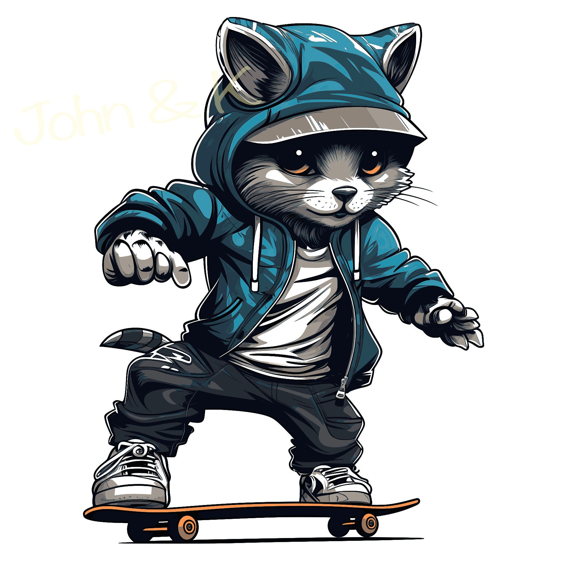 Kitten Svg, Cool Kitten Svg, Kitten Clipart, Cat Svg, Cat Clipart ...