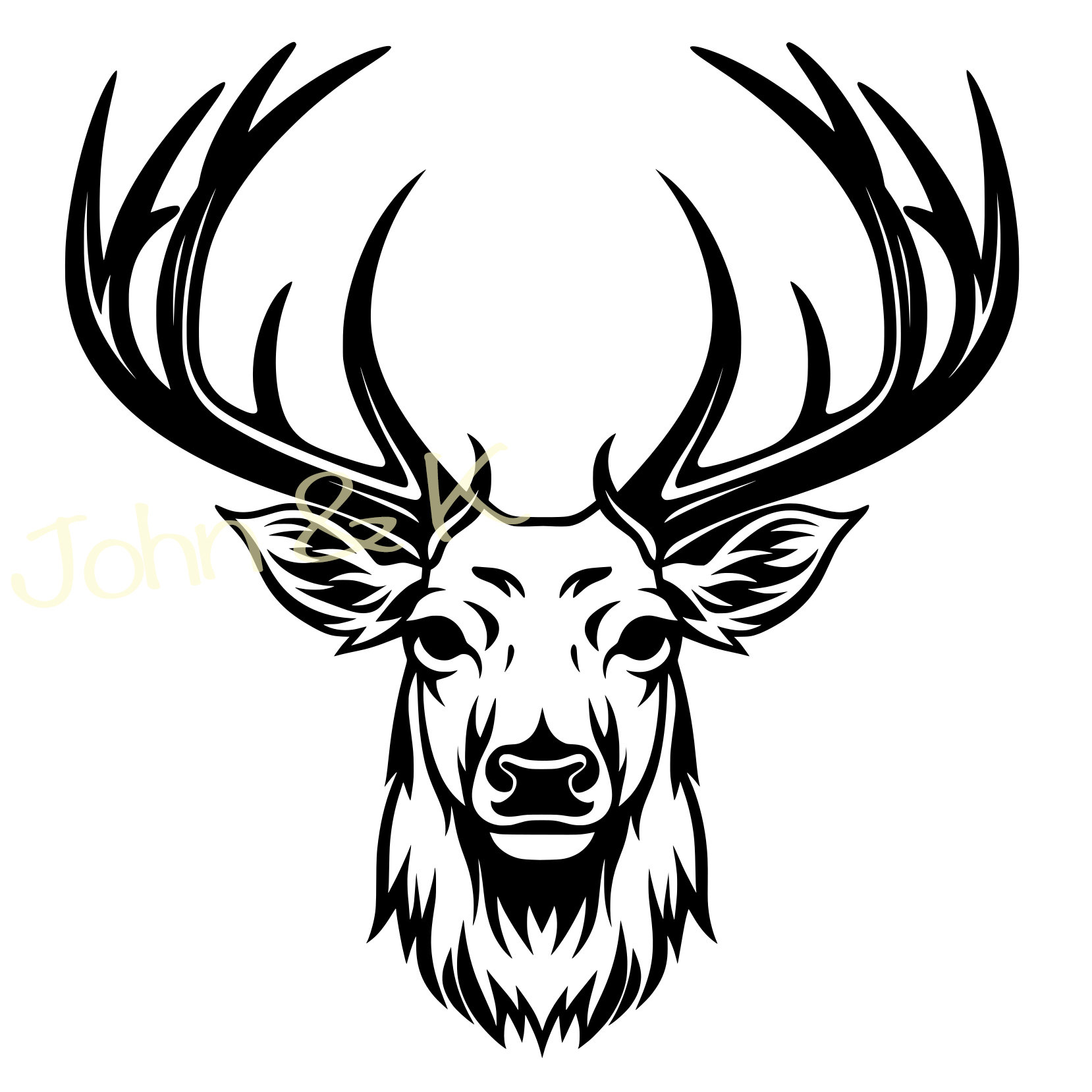 Elk Svg, Elk Vector, Elk Head Svg, Elk Clipart, Elk Head Svg for Fleece,  Shirt, Towel, Cutfile Png Pdf Jpg - Etsy