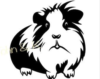 Guinea pig Svg, Guinea pig vector, Cavy svg, Guinea pig Clipart, Cavy Svg for Fleece, Shirt, Towel, Cutfile png Pdf jpg