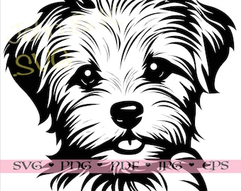Cute Yorkiepoo SVG, puppy cutfile, Cricut Silhouette Yorkiepoo puppy Clipart Jpg Png Pdf Epe Iron on Vinyl Laser Engraving, Commercial use