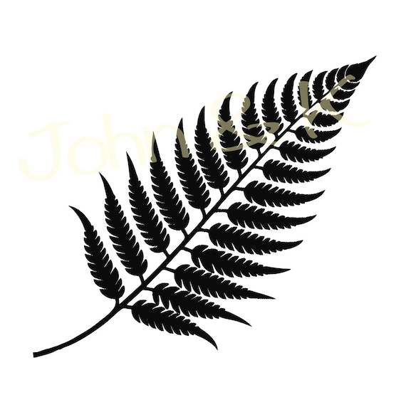 Silber Farn Clipart, Neuseeland Silber Farn SVG, Blatt Liebhaber ClipArt, Neuseeland  Farn SVG fr Kleidung, Dekoration, Cutfile png Pdf jp - Etsy.de