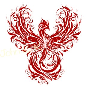 Phoenix Nirvana Svg, vecteur de Phoenix, ressuscité des cendres, Clipart Phoenix, Phoenix Svg pour polaire, chemise, serviette, fichier coupe png Pdf jpg