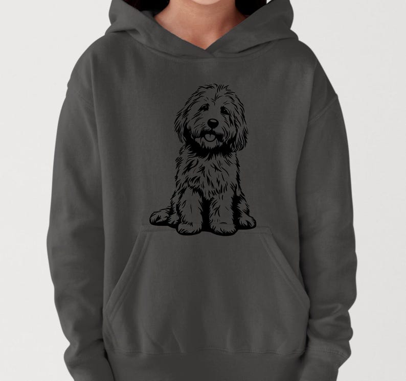 Cur Gift Goldendoodle SVG, Doodle Dog Portrait PNG, Goldendoodle Clipart, Cute ...