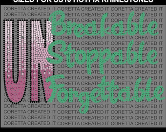 UN Rhinestone Template ss10 (SVG)