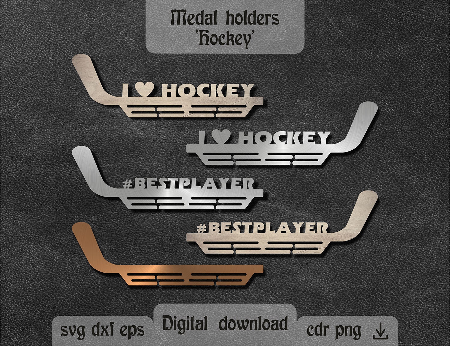 Hockey Stick Medal Holder Dxf Hockey Stick Svg Medal Holder for