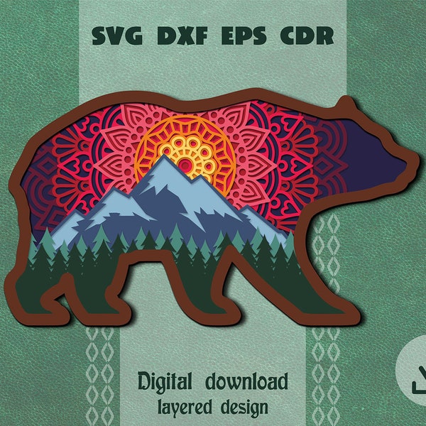 Layered bear mandala svg Layered mountains svg 3d bear svg Layered mandala svg Layered sunset Bear shadow box svg Cricut maker svg Bear svg Layered bear mandala svg Layered mountains svg 3d bear svg Layered mandala svg Layered sunset Bear shadow box svg Cricut maker svg Bear svg