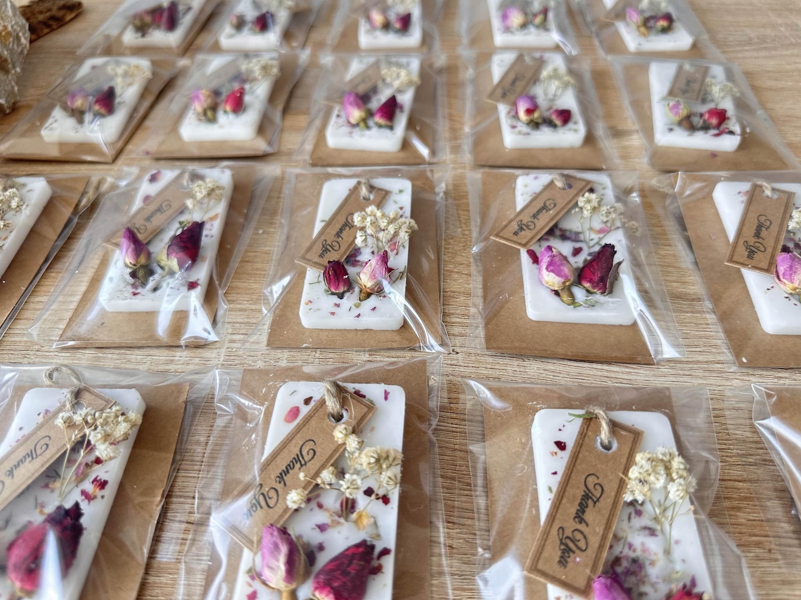 Scented Soy Wax Hanger Sachet With Rose Petals: Personalized Favors - Etsy