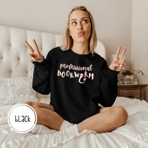Professional Bookworm Pullover | Librarian Sweatshirt | Cute Shirt for Librarian | Gift for Librarian | Librarian Gift | Teacher Pul