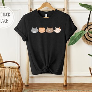 Cute Cat Face Tee | Cat Mom Shirt | T-Shirt for Cat Mom | Gift for Cat Mom | Cat Lover T-Shirt | Shirt for Cat Lover | Cat Lover Tee
