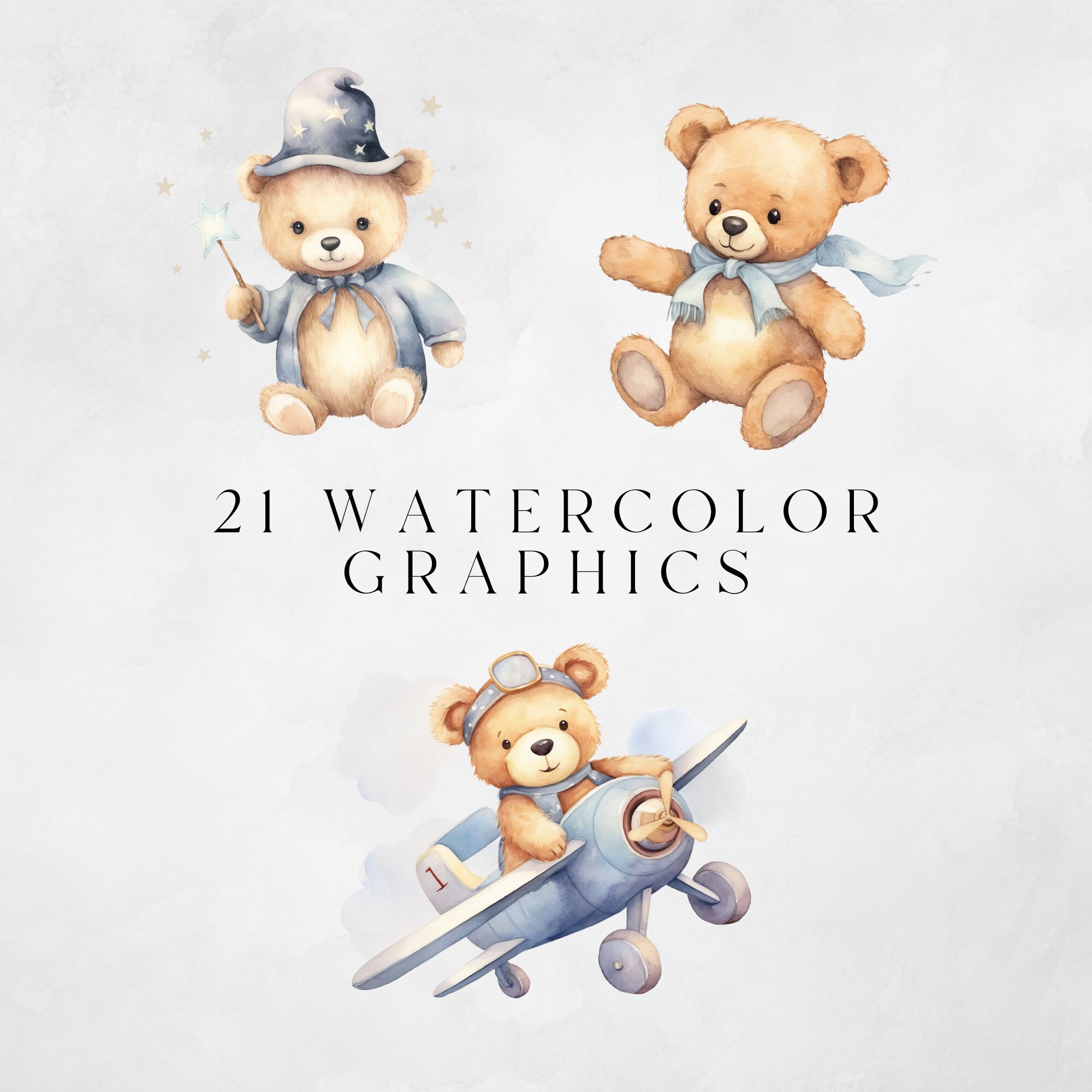 Bär und blaue Ballon Clipart, Aquarell Teddy Bär Clip Art Pack, Aquarell  Baby Dusche Clipart, Instant Download, kommerzielle Nutzung - Etsy  Österreich, image size:2000x2000