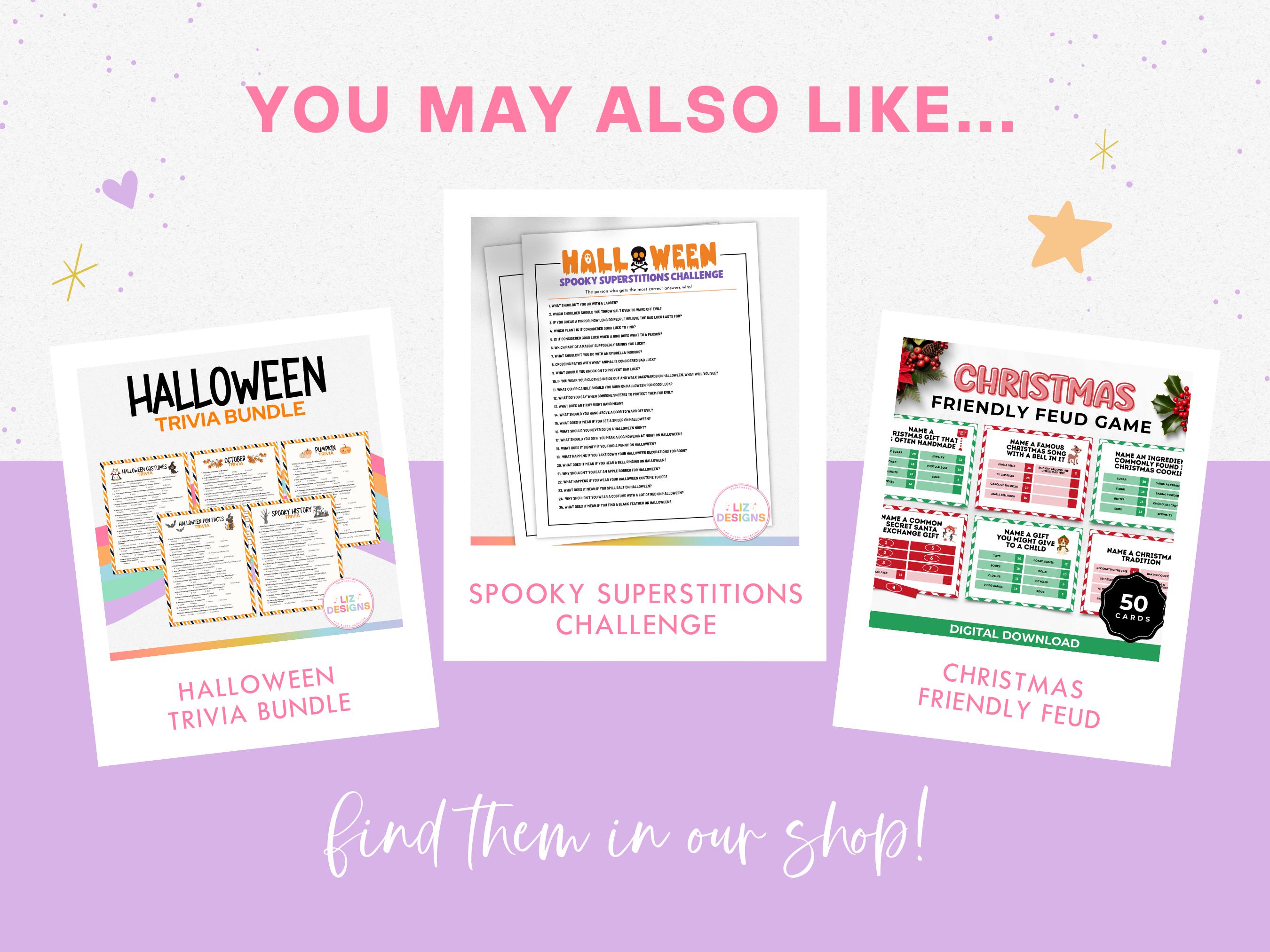 Fast Food Trivia, Printable Trivia for Family Game Night, Food Theme ...