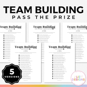 Team Building Games, Pass the Prize, Office Gift Exchange, Team Bonding, Workplace Party Games, Staff Meeting, Happy Hour, Work Icebreaker
