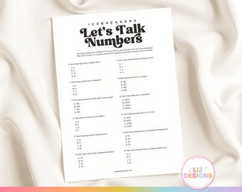 Icebreakers Trivia, Icebreaker Party Game Bundle, Conversation Start, Printable Dinner Party Table Games, Staff Meeting Games, Office Games