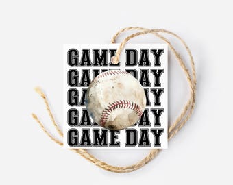 Druckbare Baseball Spiel Tag Snack Tags, Baseball Leckerli Tags, Team Snacks Tags, Viel Glück Geschenkanhänger, Baseball Party Favor, Sportteam Tags