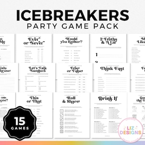 Get to Know You Icebreaker, Conversation Starters, Dinner Party Table Games, Roll and Tell, Icebreaker Trivia, Friendly Feud, Table Talk