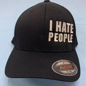 Original flex fit hat, new with tags, I Hate People slogan