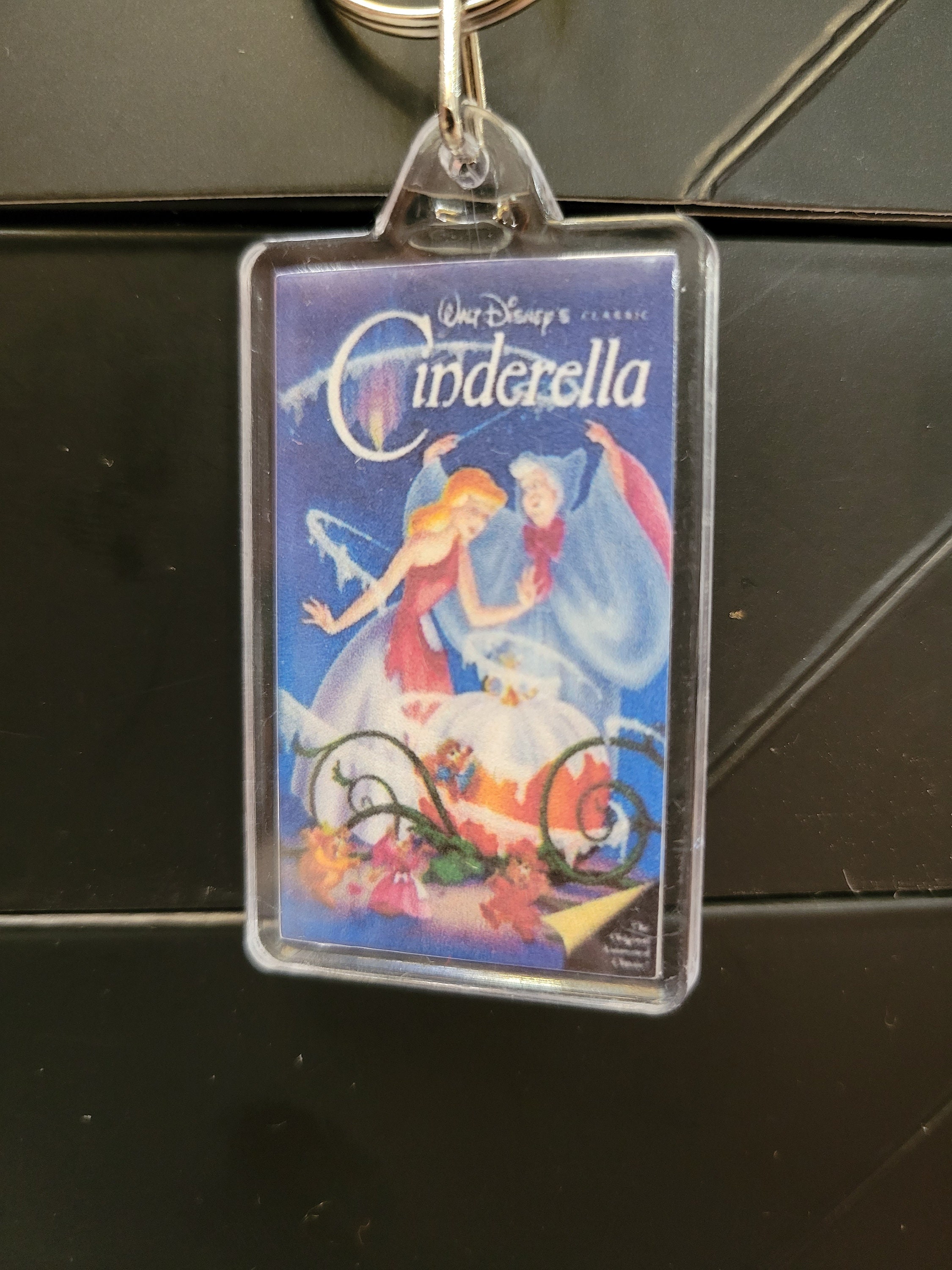 Cinderella Vhs Miniature Vhs Cover Keyring Novelty Gift Etsy