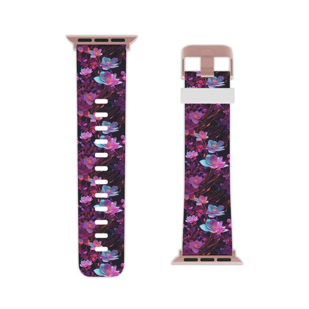 Floral Watch Band for Apple Watch Etsy