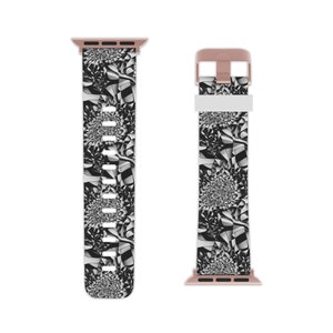 Black and White Watch Band for Apple Watch