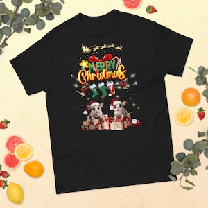 Unisex Christmas Sugar Glider T-shirt! Cute christmas sugar glider, cute sugar glider, christmas T-shirt FREE SHIPPING!!