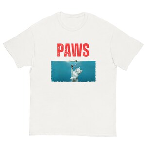 Funny paws jaws Tshirt, cute jaws paws, kitty jaws, kitty paws T-shirt