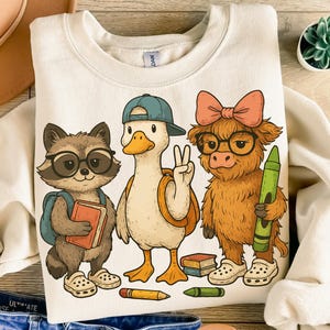 Back to School Goose Png, Funny Silly Goose First Day Of School Shirt Design, Coquette Teacher Silly Goose Png, Preppy Girly Sublimation