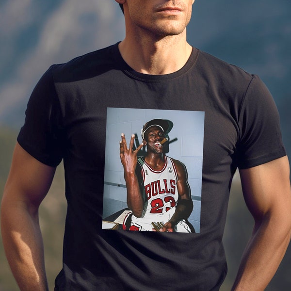 Michael Jordan T-Shirt, Jordan Shirt, Basketball Shirt, Jordan Poster Shirt, Chicago Bulls Shirt, Jordan 3 Peat Tee, Gift For Bulls Fan