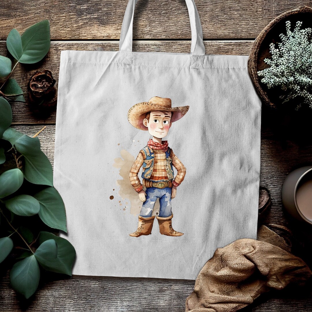 Toy Story Tote Bag, Disney Bag, Disney Weekend Bag, Disney Vacation Bag, Sheriff Woody Bag