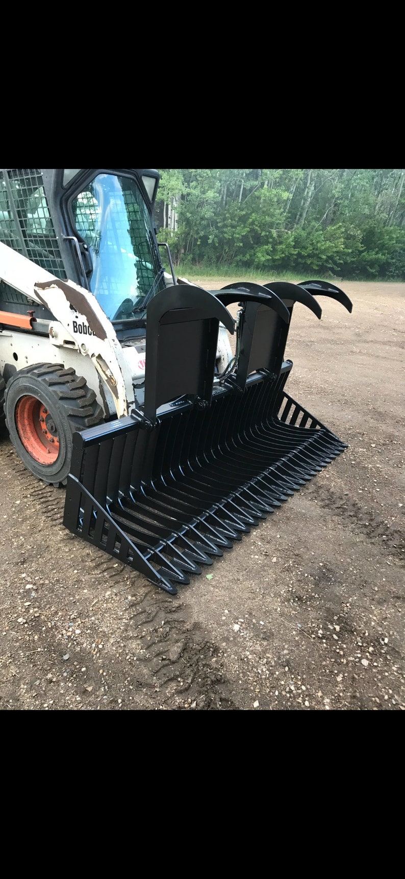 Digital Files Grapple Bucket, Skeleton, Dxf, Skid Steer Etsy