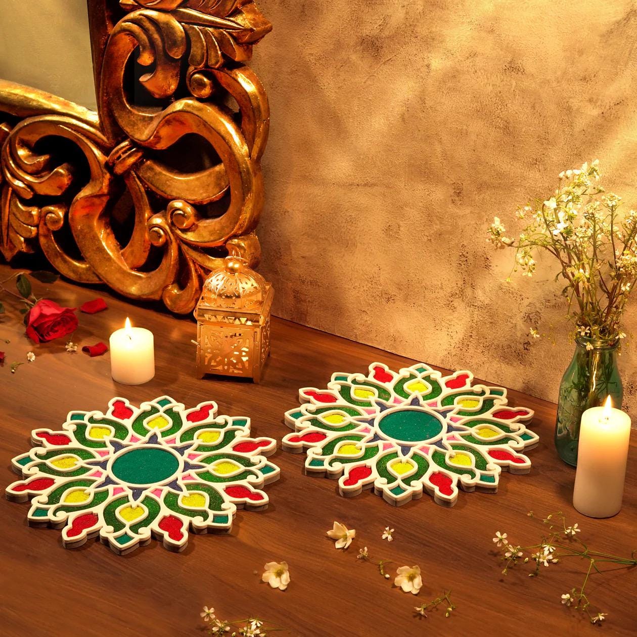 Chakra Rangoli Stencils - Etsy