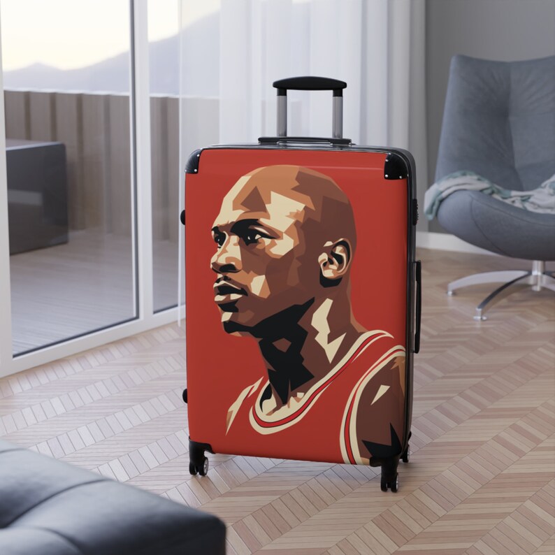 NBA Michael Jordan Basketball Suitcase Etsy